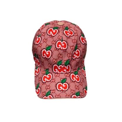 GG GG APPLE BASEBALL CAP PINK