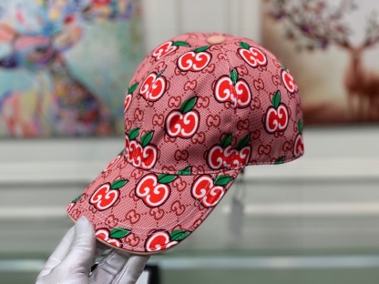 GG GG APPLE BASEBALL CAP PINK