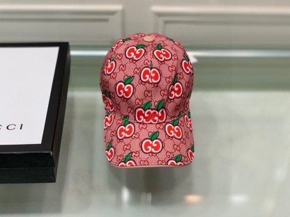 GG GG APPLE BASEBALL CAP PINK