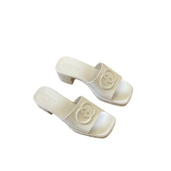 SANDAL GG WOMEN SLIDE SANDAL WHITE