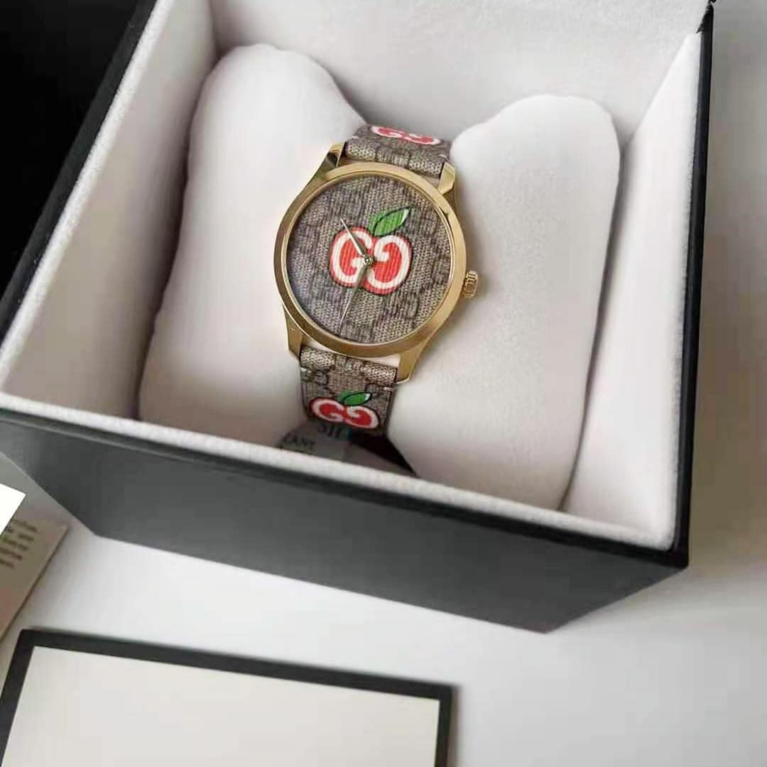 GUCCI G TIMELESS APPLE PRINT 38MM YA1264158