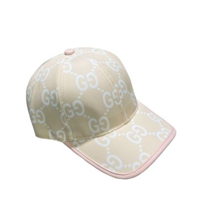 GG GG MONOGRAM BASEBALL CAP BEIGE