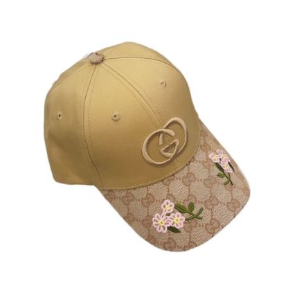 GG GG LOGO BASEBALL CAP YELLOW