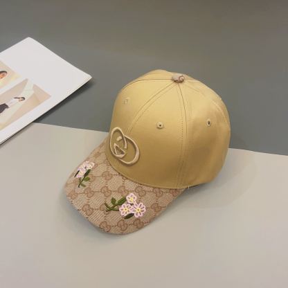 GG GG LOGO BASEBALL CAP YELLOW
