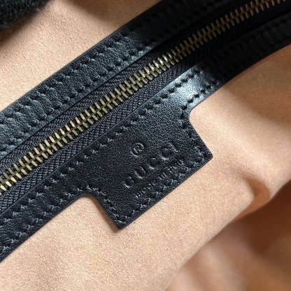 GG GG MARMONT SMALL TOP HANDLE BAG BLACK 27CM 746319 AABZB 1000