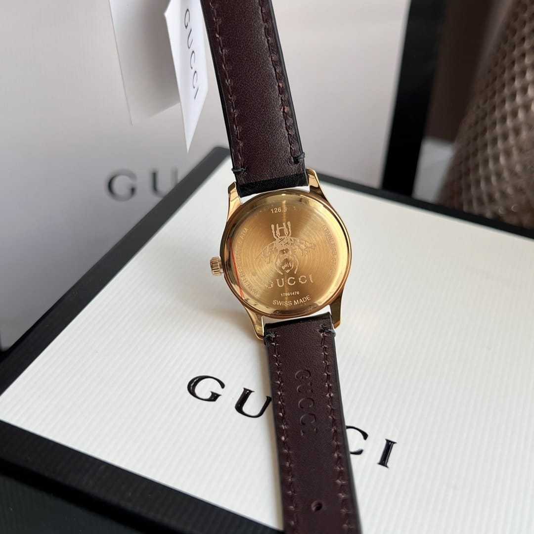 GUCCI G TIMELESS WATCH BLACK DIAL 27MM