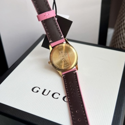 GUCCI G TIMELESS WATCH PINK DIAL 27MM