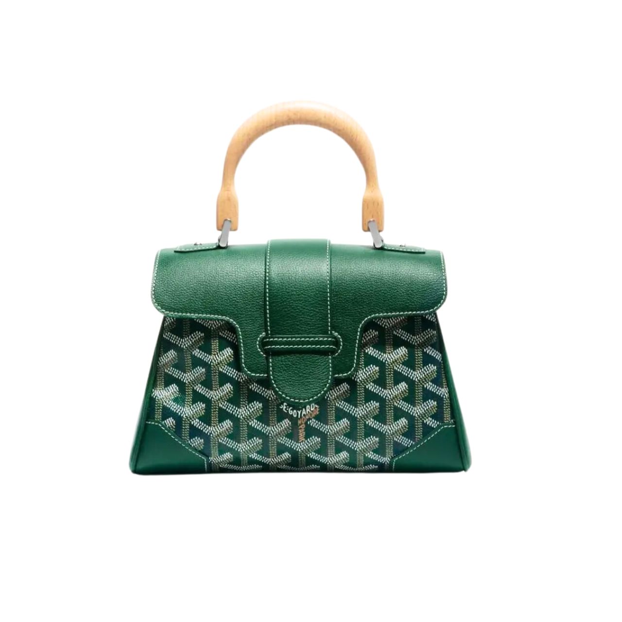 GOYARD SAÏGON SOUPLE MINI BAG GREEN 20CM SAIGONMINTY09CL09P