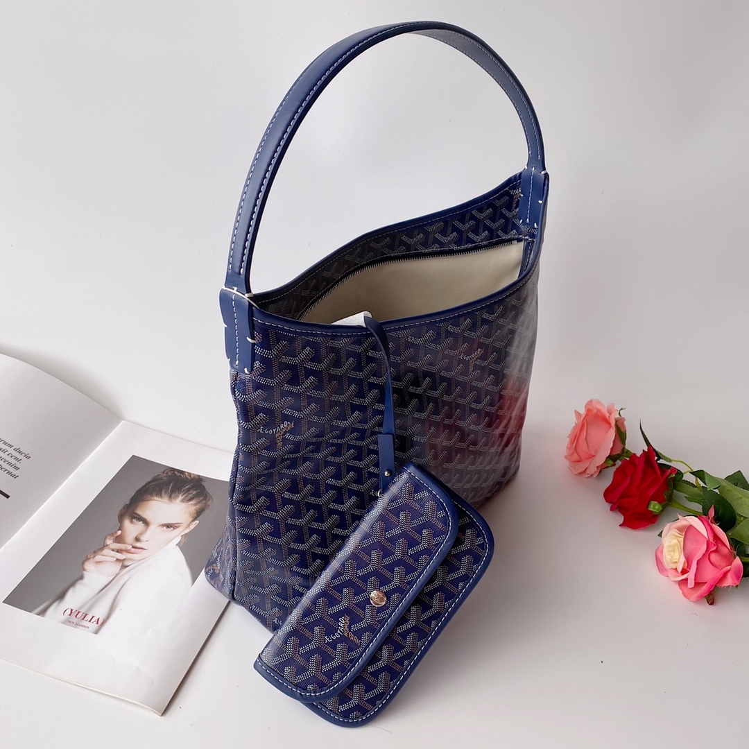 GOYARD BOHÈME HOBO BAG NAVY BLUE 42CM BOHEMEPMLTY12CL12P