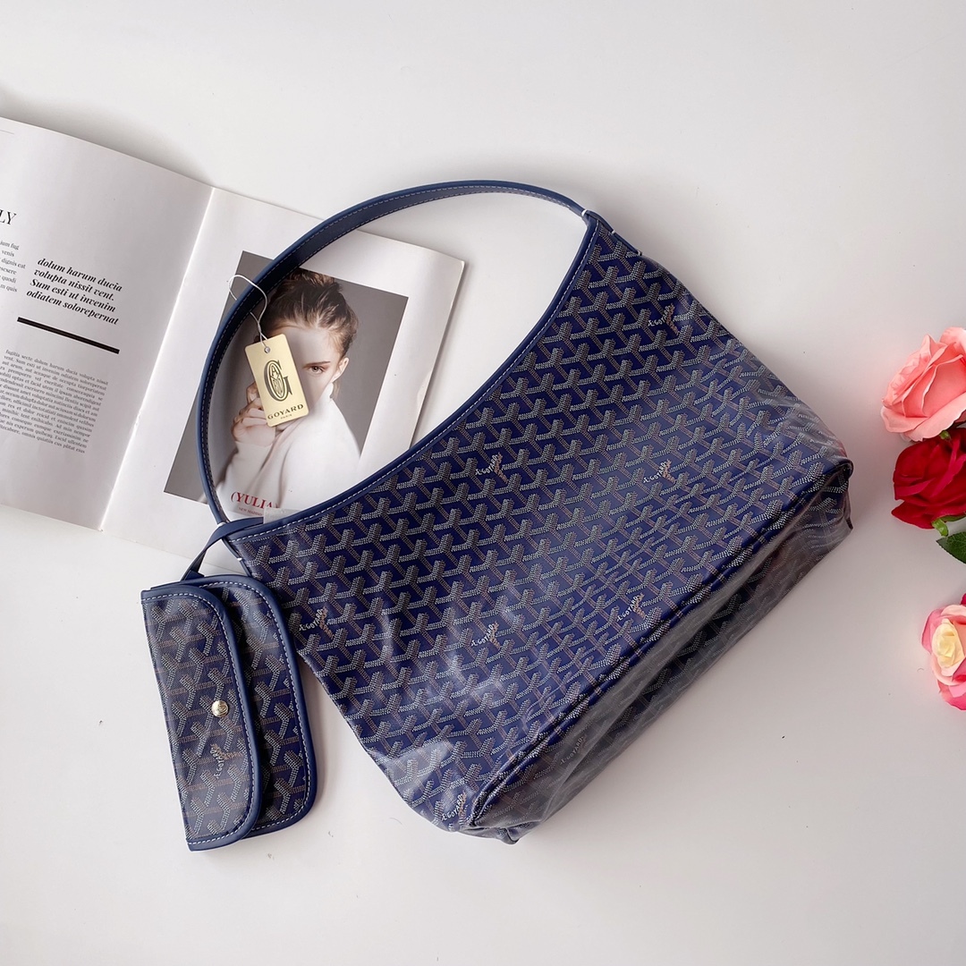 GOYARD BOHÈME HOBO BAG NAVY BLUE 42CM BOHEMEPMLTY12CL12P