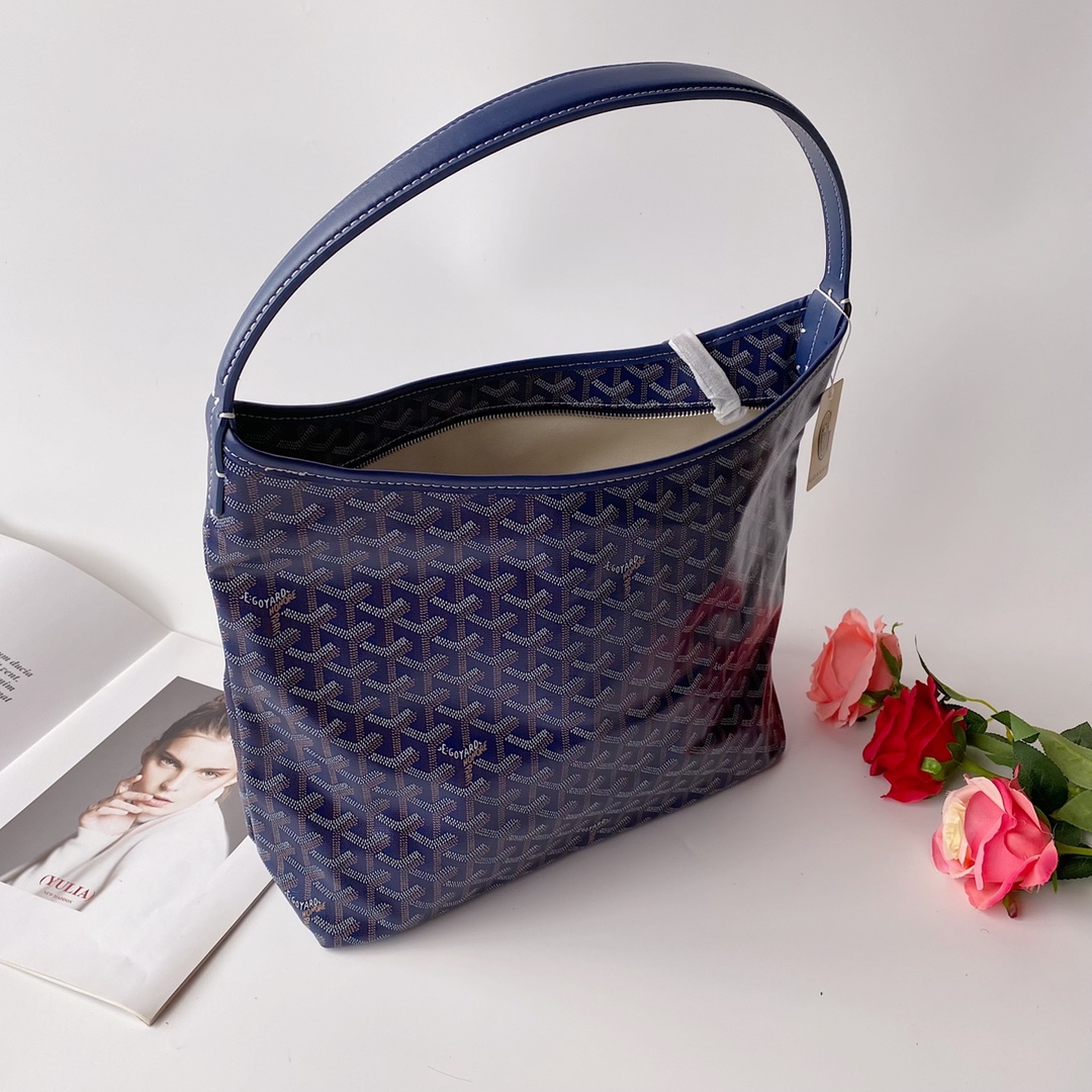 GOYARD BOHÈME HOBO BAG NAVY BLUE 42CM BOHEMEPMLTY12CL12P