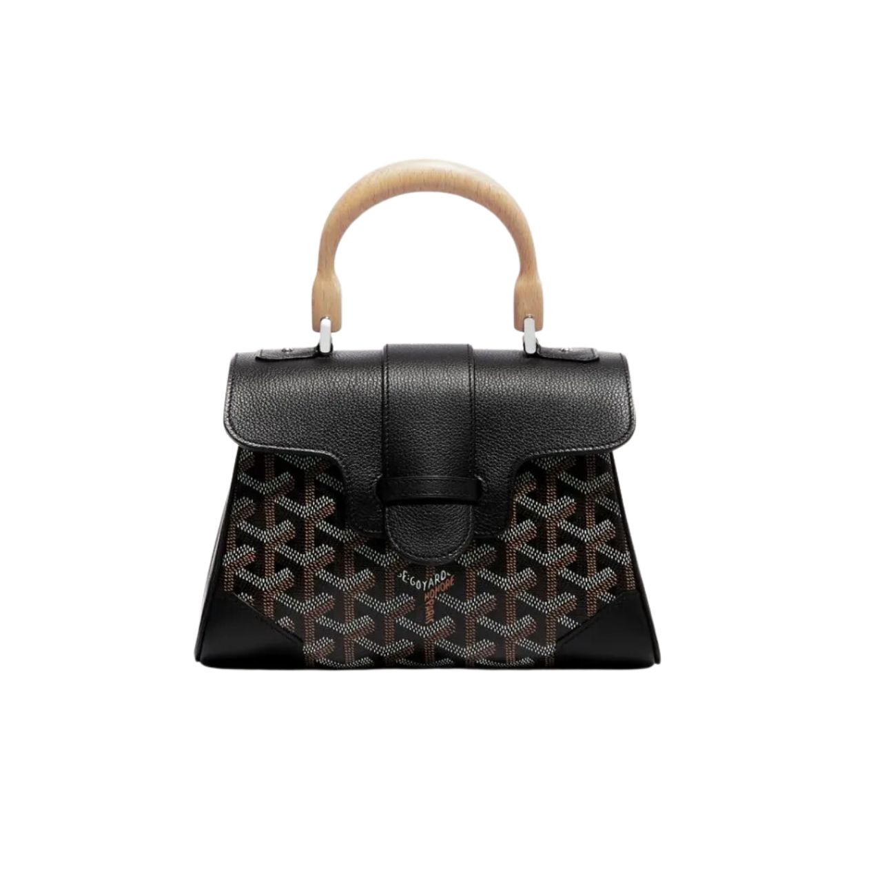 GOYARD SAÏGON SOUPLE MINI BAG BLACK 20CM SAIGONMINTY01CL01P