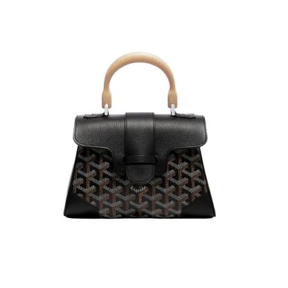 GOYARD SAÏGON SOUPLE MINI BAG BLACK 20CM SAIGONMINTY01CL01P