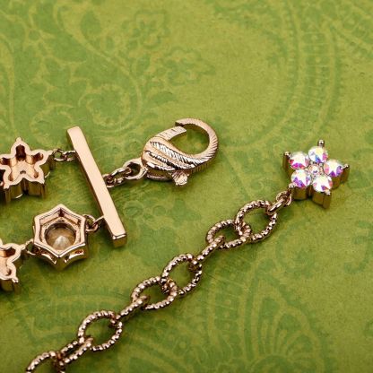 Gucci Personalized Fashion Flower Full Diamond Double Necklace XL13168A14