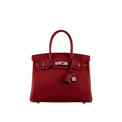 HM BIRKIN 35 TOGO LEATHER GOLD HARDWARE CRIMSON 35CM