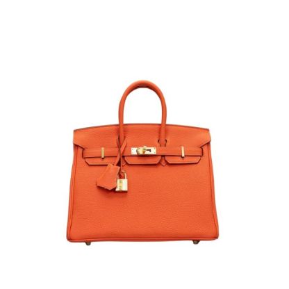 HM BIRKIN 35 TOGO LEATHER GOLD HARDWARE ORANGE 35CM
