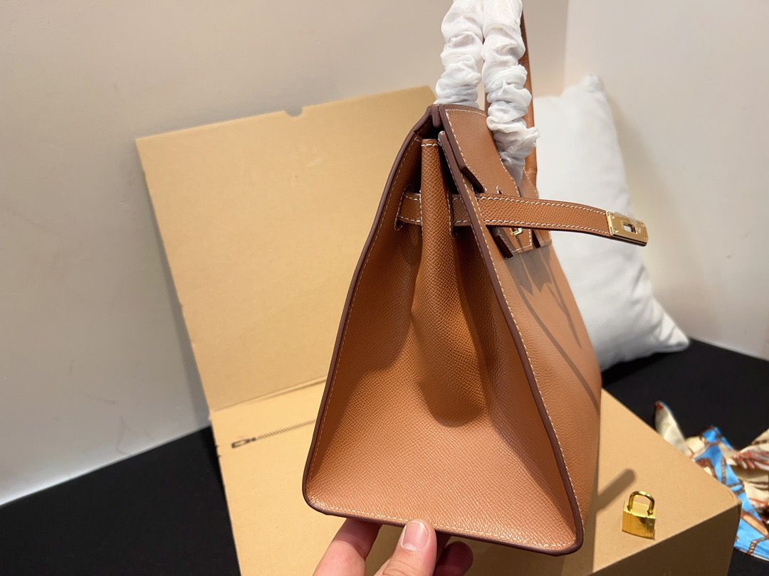 GIFT SET: HM BIRKIN 25 BROWN &amp; KELLY 18 BROWN BELT