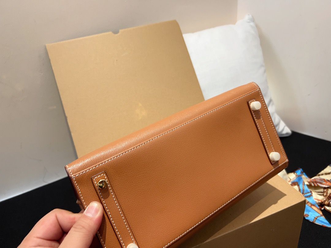 GIFT SET: HM BIRKIN 25 BROWN &amp; KELLY 18 BROWN BELT