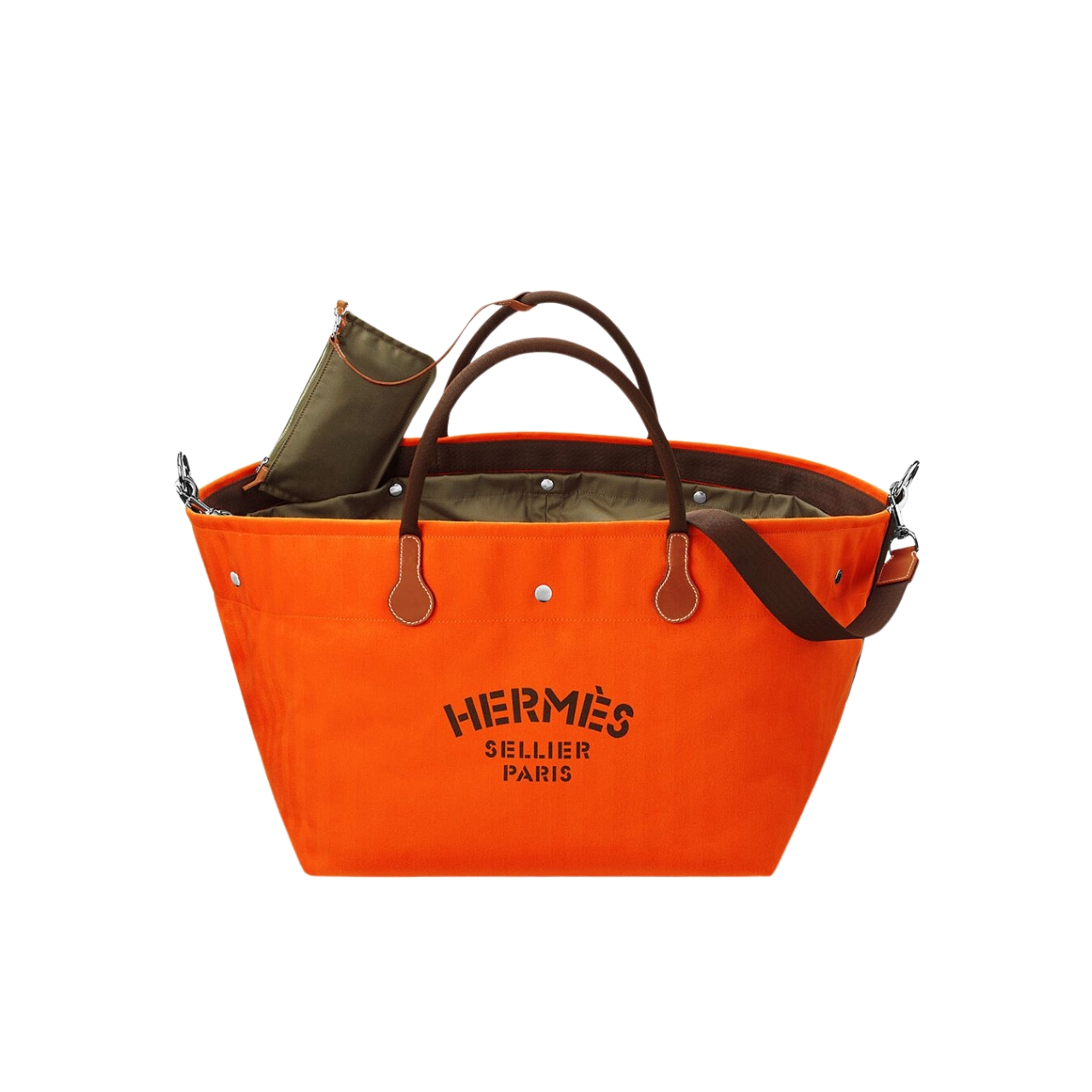 HM FOURRE TOUT DU CAVALIER BAG ORRANGE 42CM