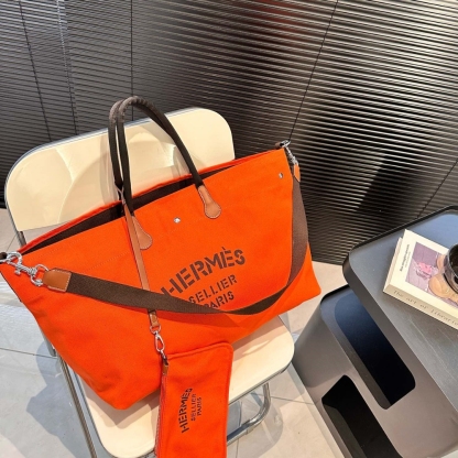 HM FOURRE TOUT DU CAVALIER BAG ORRANGE 42CM