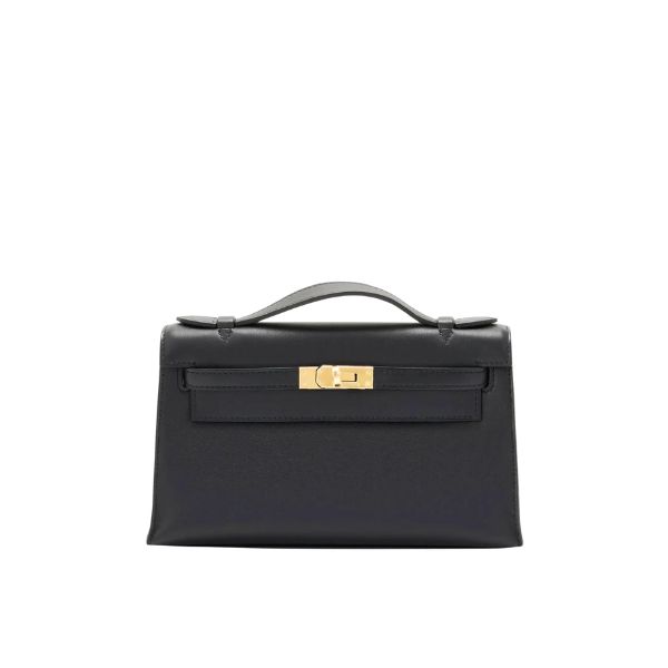 HM KELLY POCHETTE BLACK 22CM