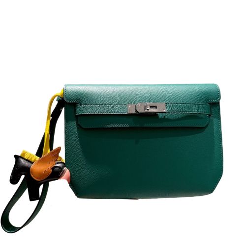 HM KELLY DEPECHES 25 POUCH GREEN 25CM