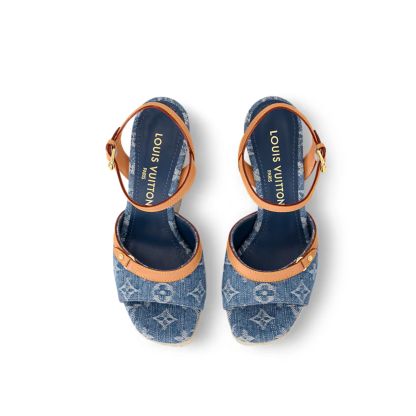 LUV SANDAL BLUE HELIOS WEDGE