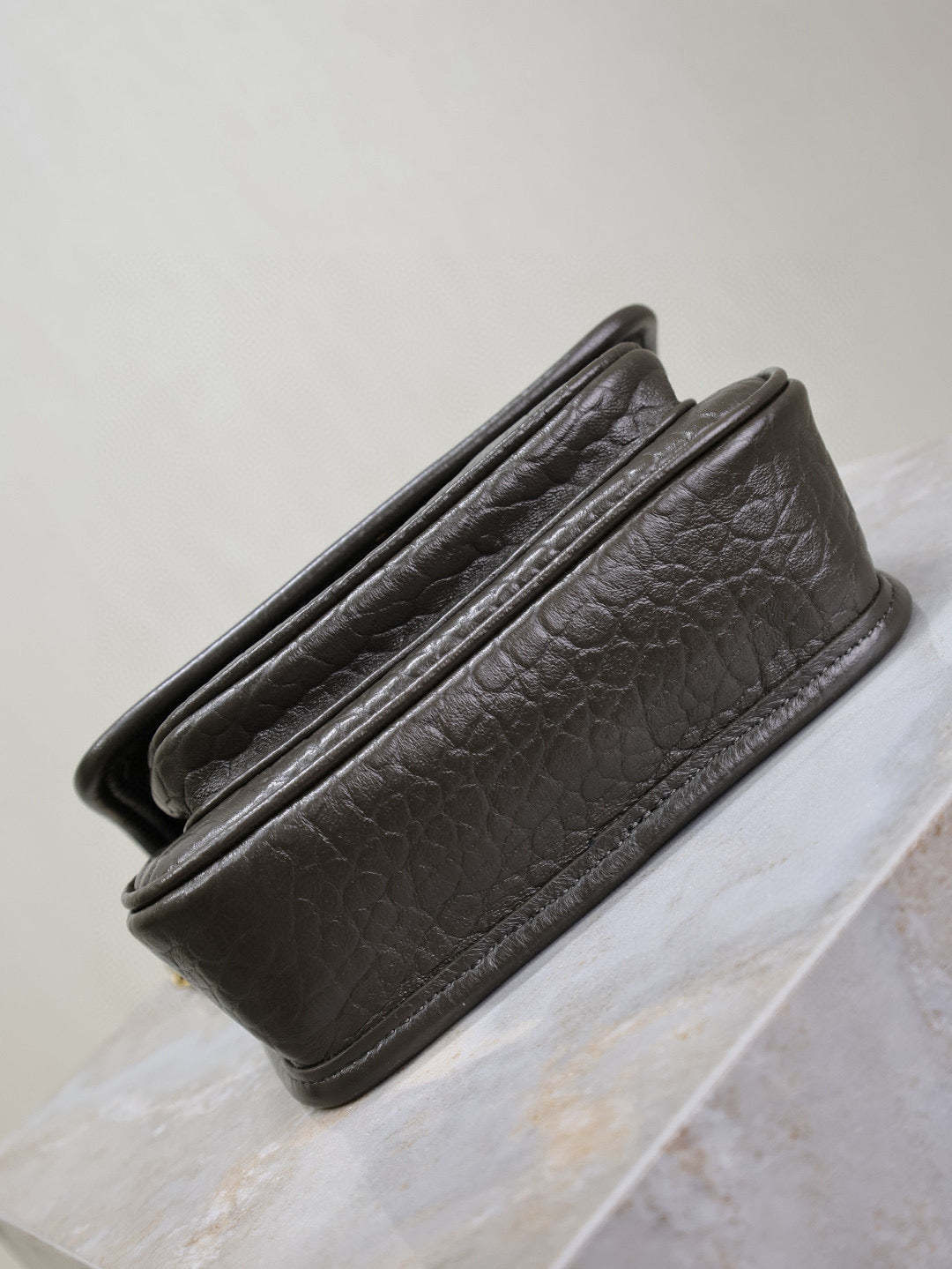 YSL Niki Bag 18cm Black Gold Sheepskin