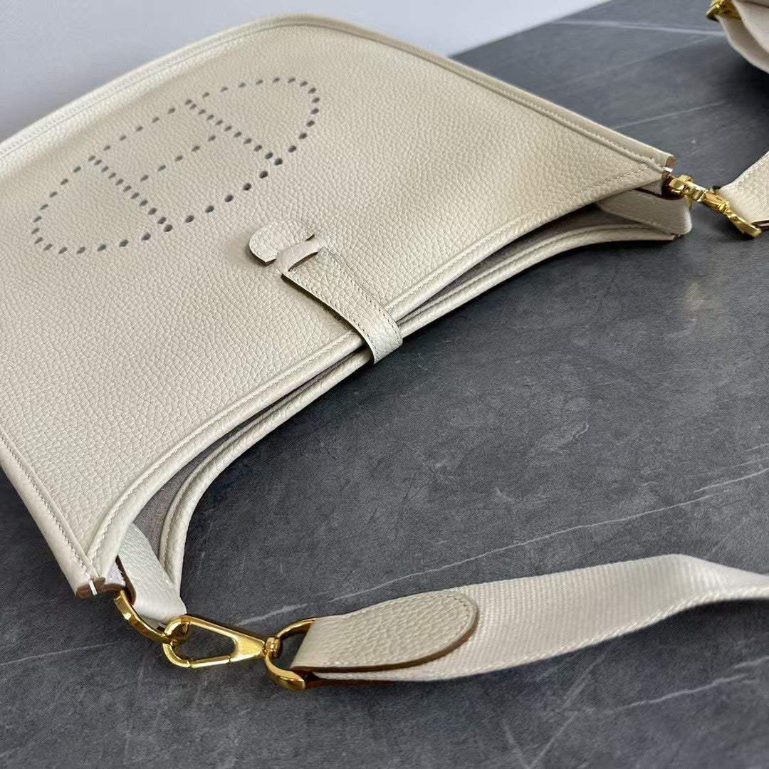 Evelyne 29cm Beige Togo Gold Shw