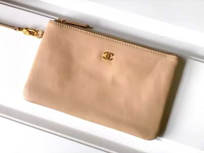 CC 25 Large Crochet Deauville Shopping Bag 34cm Beige