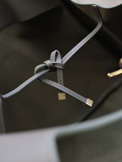 YSL 50 Bag Gold Hardware Green Suede