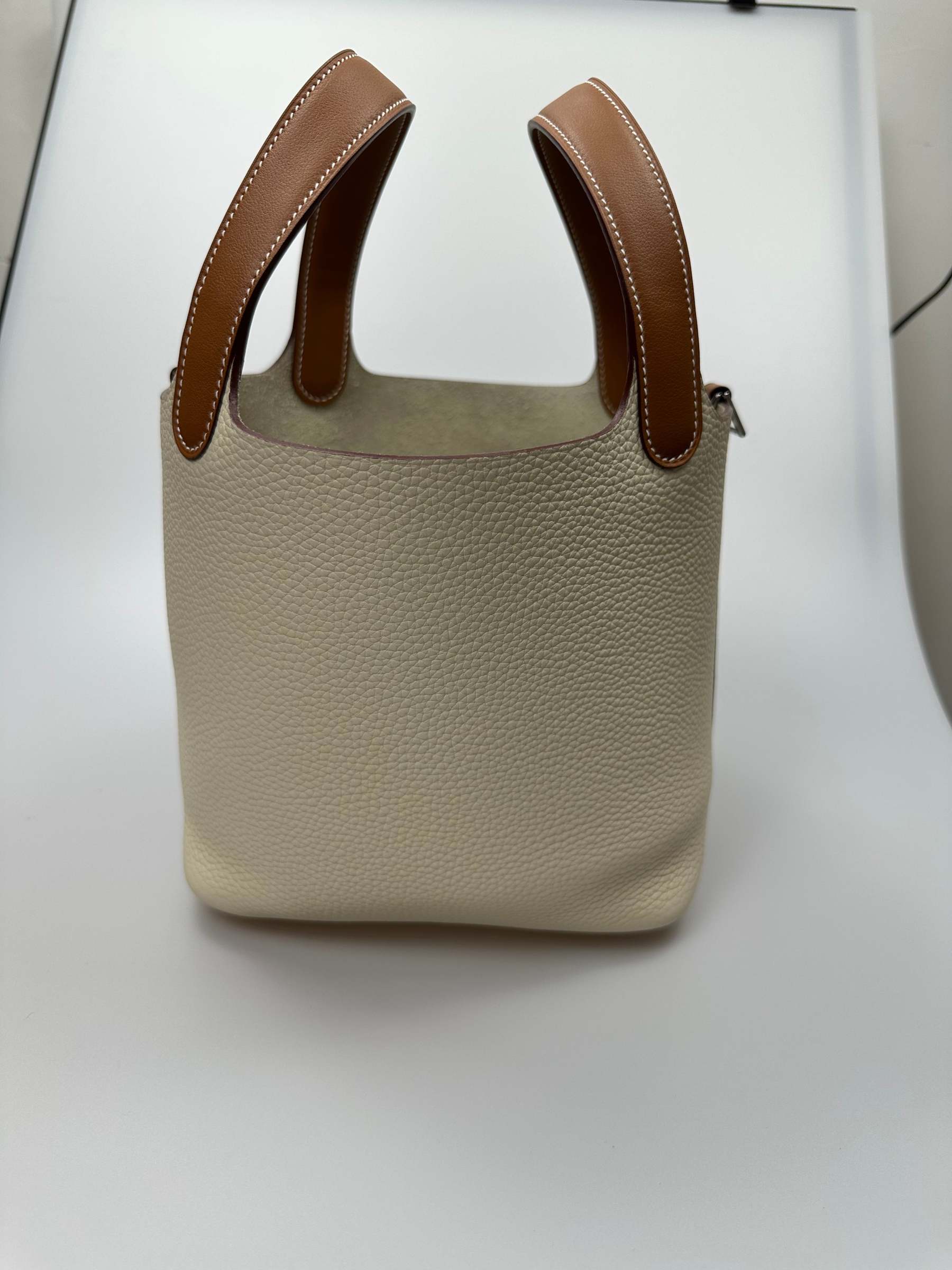 Hermes Picotin Lock 18 Beige mix Brown Togo Leather 255565