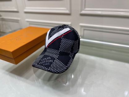 LV DAMIER AZUR CAP BLACK