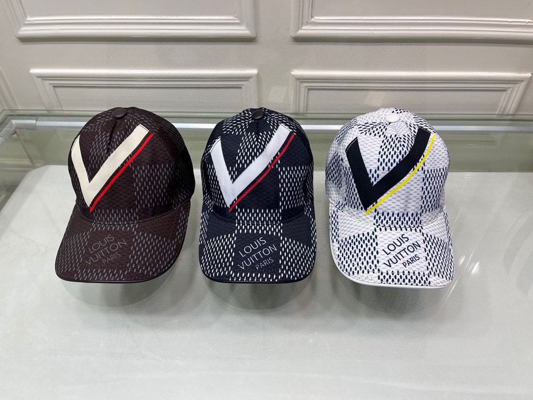 LV DAMIER AZUR CAP BLACK