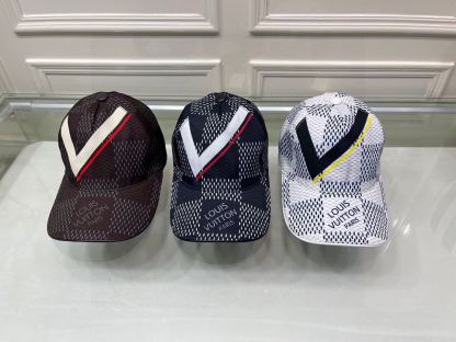 LV DAMIER AZUR CAP BLACK