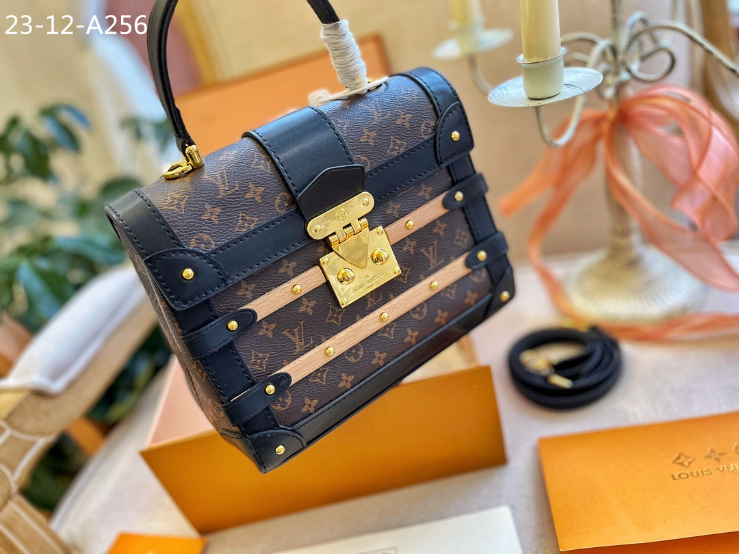 LV TRIANON PM BAG MONOGRAM BROWN 21CM M45908