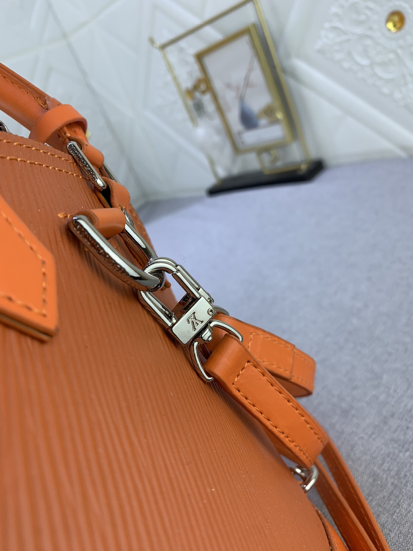 LV ALMA BACKPACK EPI LEATHER ORANGE 20CM M25104