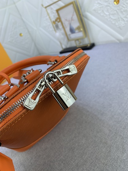 LV ALMA BACKPACK EPI LEATHER ORANGE 20CM M25104