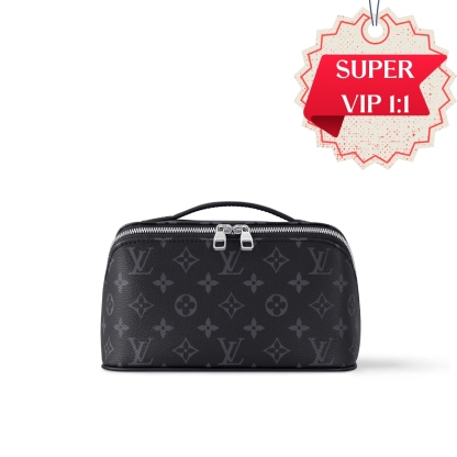 LV TOILETRY BAG MONOGRAM ECLIPSE CANVAS BLACK 24CM M11508