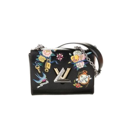LV TWIST BAG BLACK 23CM