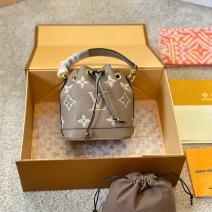 LV NANO NOÉ BAG MONOGRAM BEIGE 16CM M46291