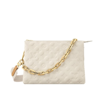 LV COUSSIN PM CREAM 26CM M57793