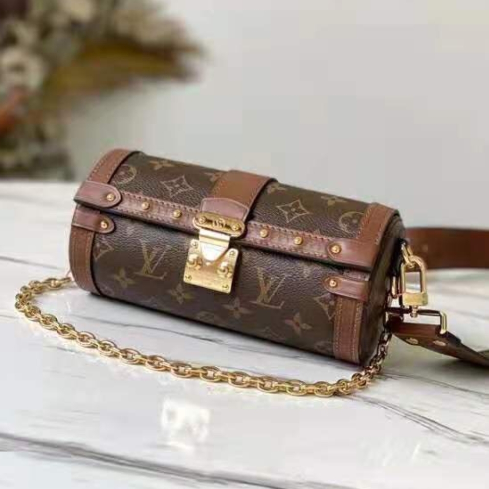 LV PAPILLON TRUNK MONOGRAM COATED CANVAS 19CM M57835