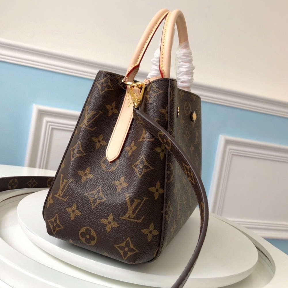 LV MONTAIGNE BB MONOGRAM CANVAS BROWN 29CM M41055