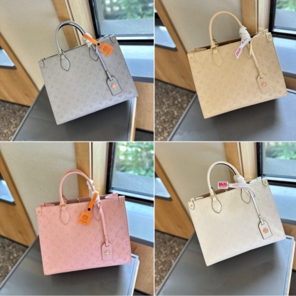LV ON THE GO MM WHITE 35CM