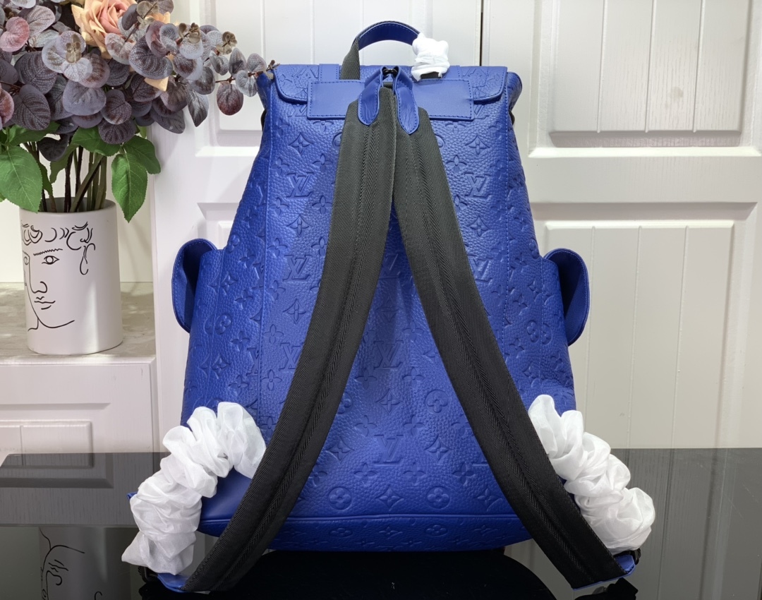 LV CHRISTOPHER PM BACKPACK BLUE 48CM M23189