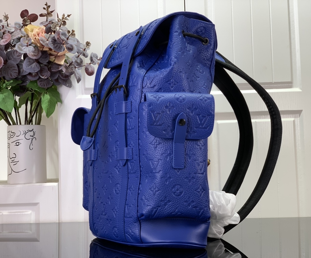 LV CHRISTOPHER PM BACKPACK BLUE 48CM M23189