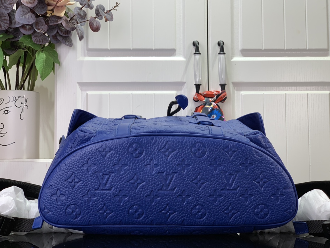 LV CHRISTOPHER PM BACKPACK BLUE 48CM M23189