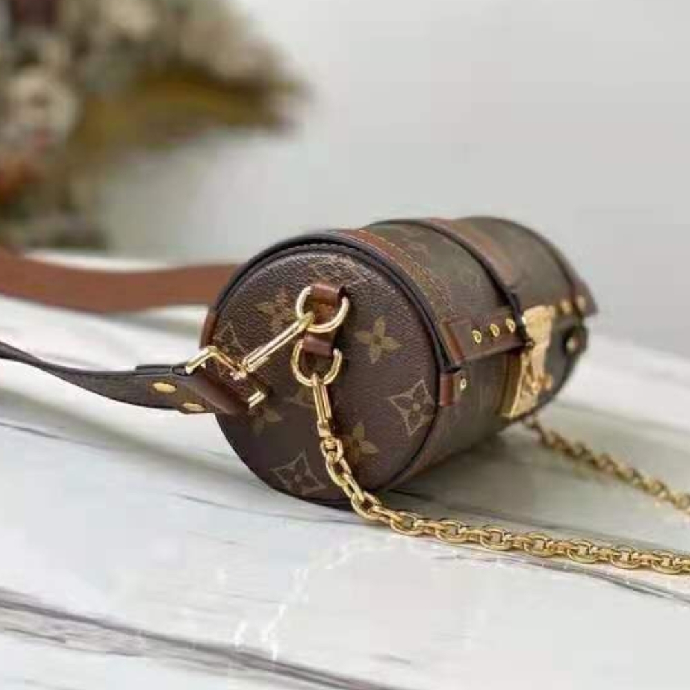 LV PAPILLON TRUNK MONOGRAM COATED CANVAS 19CM M57835