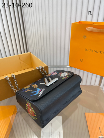 LV TWIST BAG BLACK 23CM